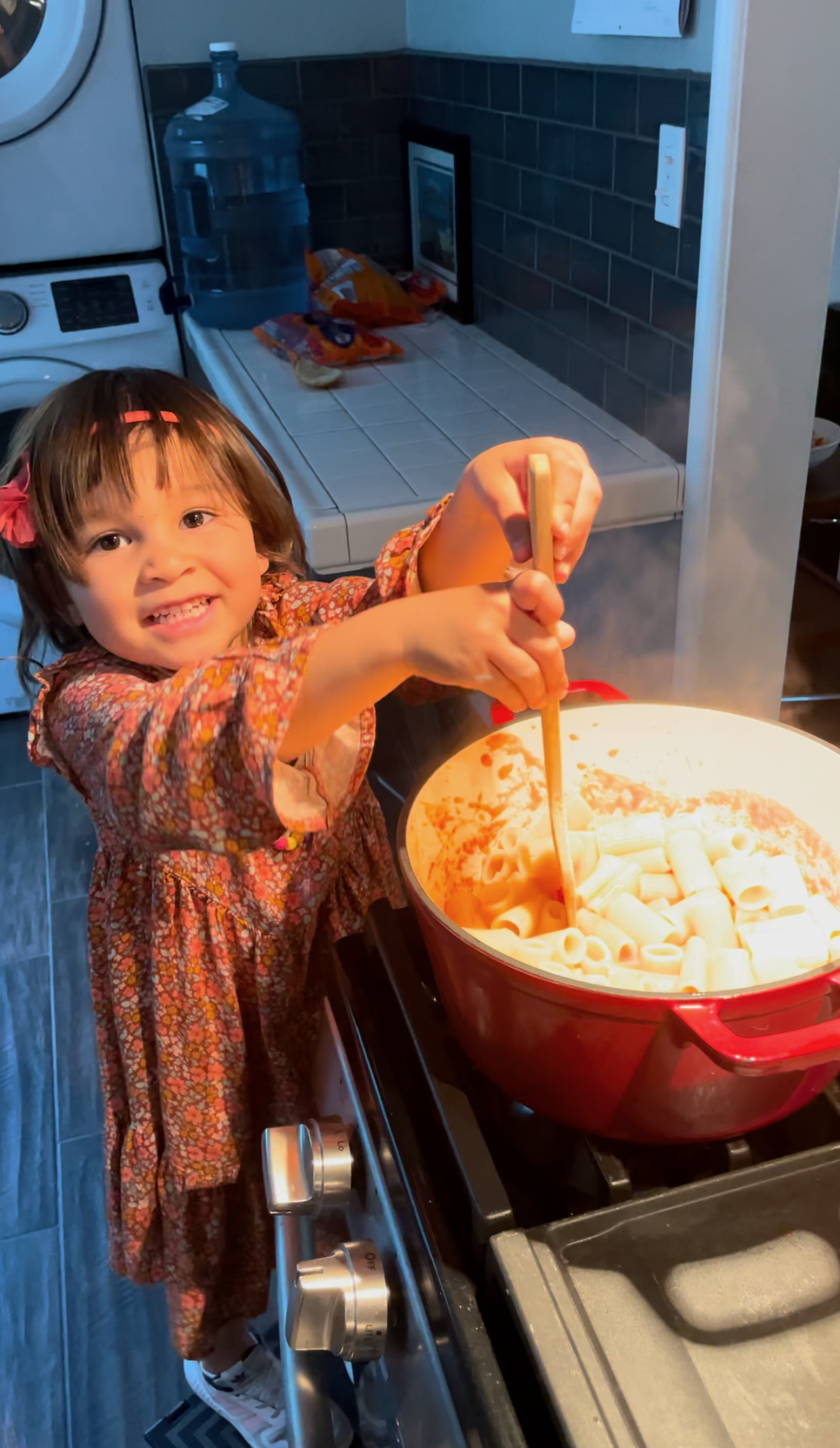 Sophia cooking